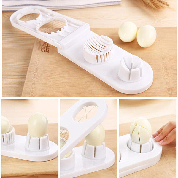 2-in-1 Egg Cutter & Slicer (Random Color)
